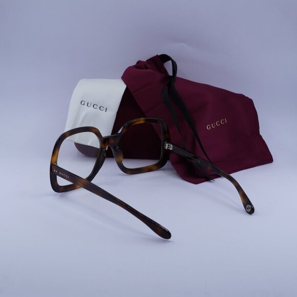 Gucci GG0625S 001 Square Sunglasses - Havana/Transparent - Picture 6 of 10